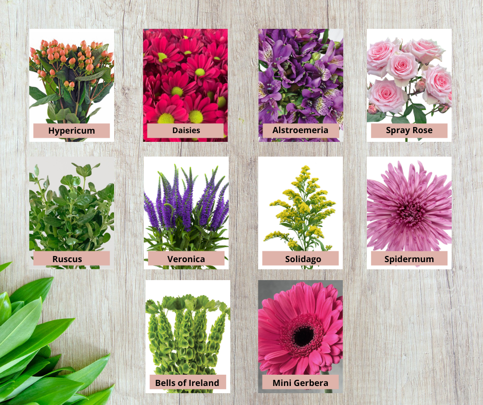 Happy - Mix Box - 120 stems
